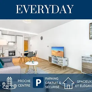 Homey Everyday - New / Free Parking Appartement